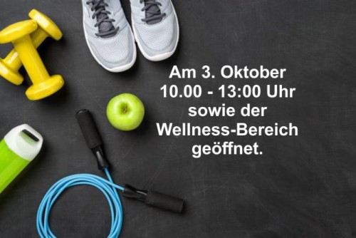 3. Oktober geöffnet